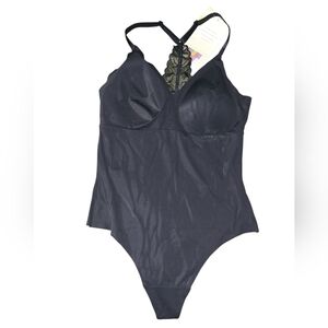 Womens True Co Black Bodysuit, XL, NWT!!!